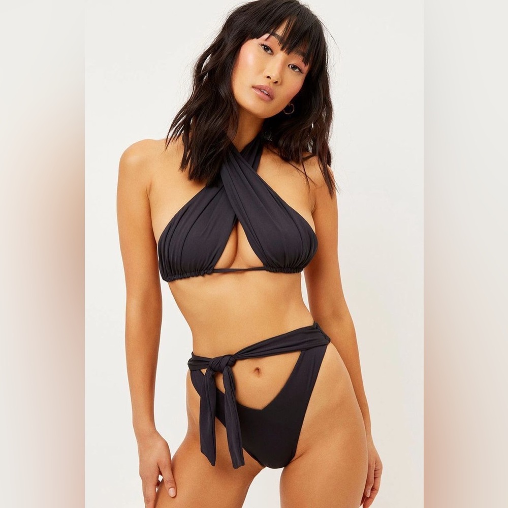Frankie’s Black Wrap Bikini